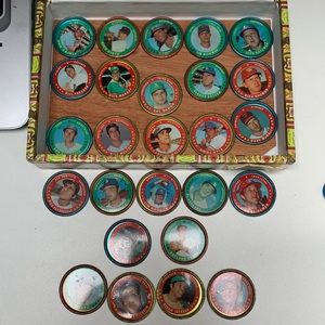 Vintage baseball coins